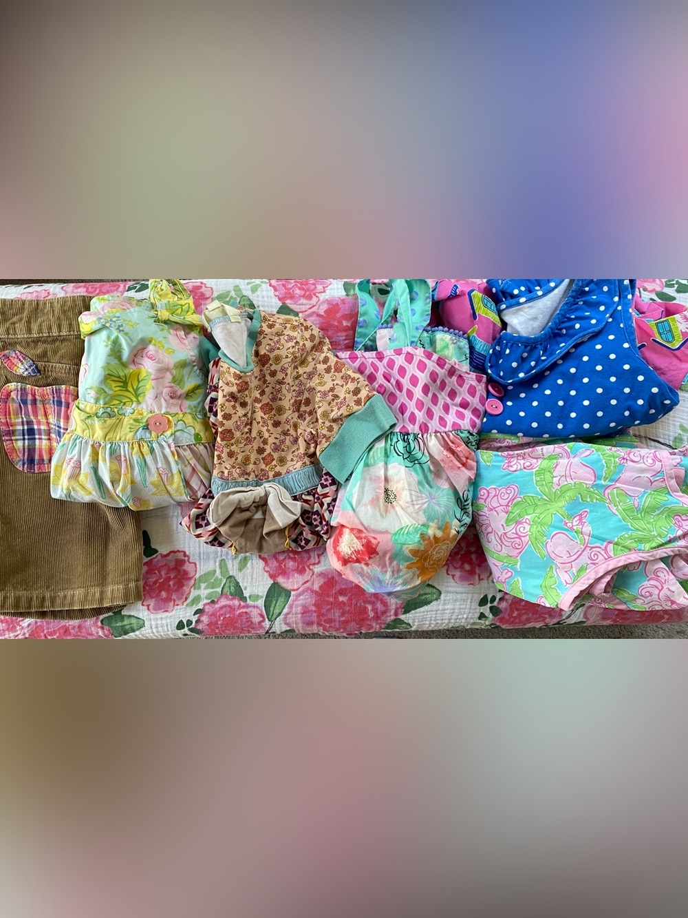 Girls Clothes Lot 7/8 6 Pc Matilda Jane Mini Boden Eleanor Rose Lilly Pulitzer